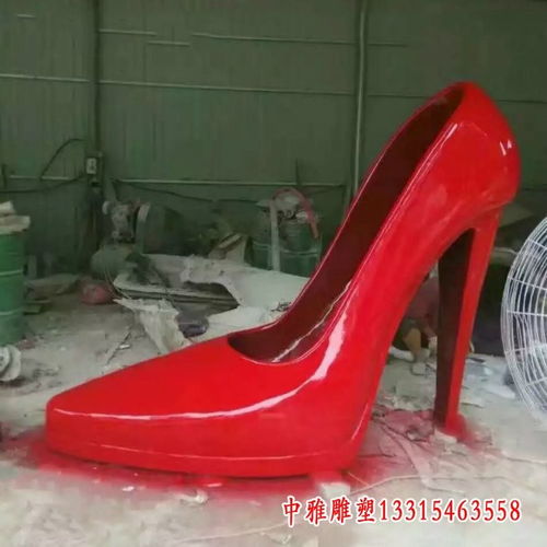 玻璃钢球鞋造型雕塑 宝鸡树脂鞋雕塑加工厂 中雅雕塑